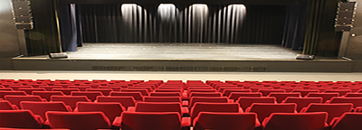 Afbeelding van grote zaal Cultuurhuis Stroming