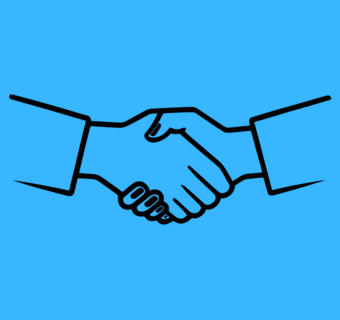 Afbeelding van handen schudden